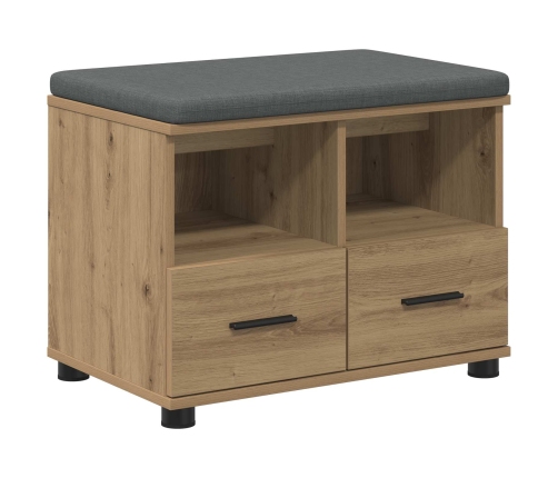 Zāles Sols Ar Spilvenu Artisānā Ozols 60 X 38 X 46 Cm Vidaxl