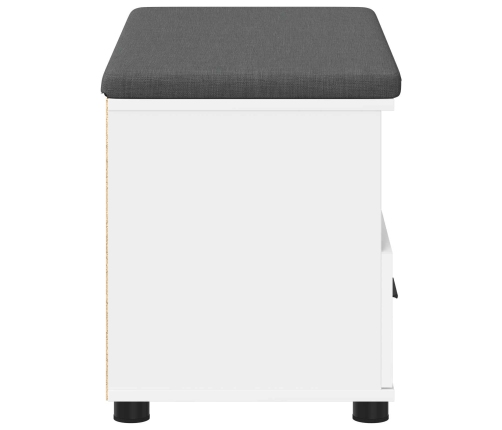 Zāles Sols Ar Spilvenu Ar Atvilktni Balts 80 X 38 X 46 Cm Vidaxl