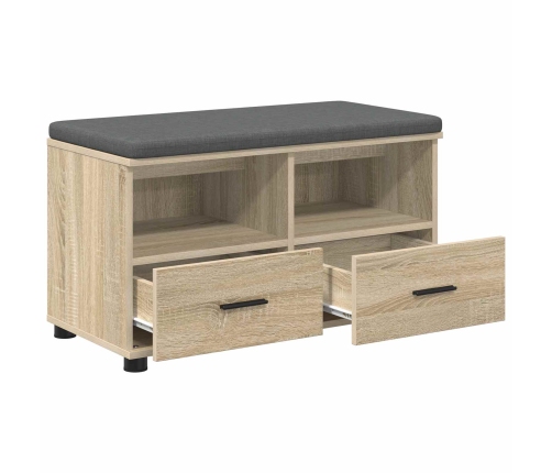 Zāles Sols Ar Spilvenu Sonoma Ozols 80 X 38 X 46 Cm Vidaxl