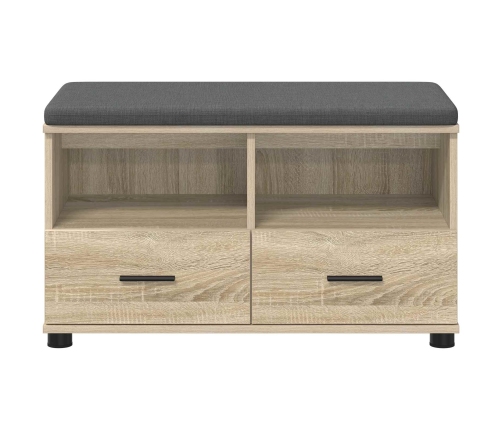 Zāles Sols Ar Spilvenu Sonoma Ozols 80 X 38 X 46 Cm Vidaxl