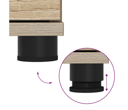 Zāles Sols Ar Spilvenu Sonoma Ozols 80 X 38 X 46 Cm Vidaxl