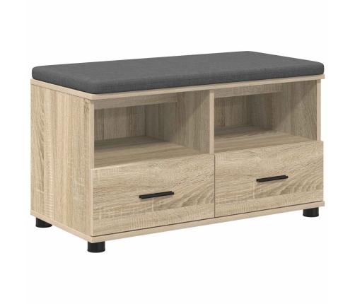 Zāles Sols Ar Spilvenu Sonoma Ozols 80 X 38 X 46 Cm Vidaxl