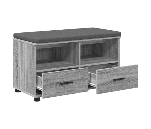 Zāles Sols Ar Spilvenu Pelēks Sonoma 80 X 38 X 46 Cm Vidaxl