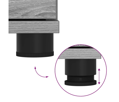 Zāles Sols Ar Spilvenu Pelēks Sonoma 80 X 38 X 46 Cm Vidaxl