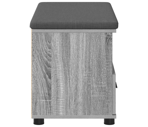 Zāles Sols Ar Spilvenu Pelēks Sonoma 80 X 38 X 46 Cm Vidaxl