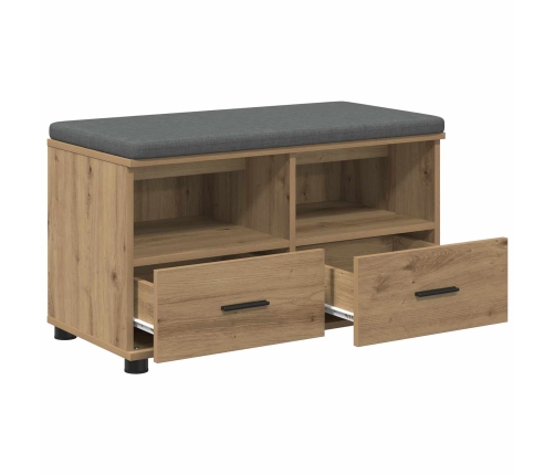 Zāles Sols Ar Spilvenu Artisānā Ozols 80 X 38 X 46 Cm Vidaxl