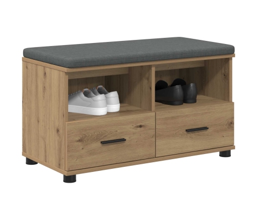 Zāles Sols Ar Spilvenu Artisānā Ozols 80 X 38 X 46 Cm Vidaxl