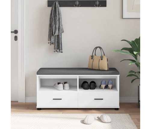 Zāles Sols Ar Spilvenu Ar Atvilktni Balts 100 X 38 X 46 Cm Vidaxl