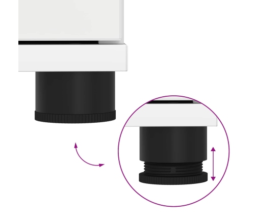 Zāles Sols Ar Spilvenu Ar Atvilktni Balts 100 X 38 X 46 Cm Vidaxl
