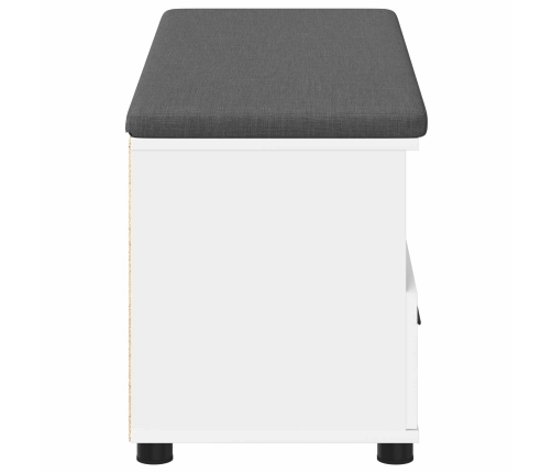 Zāles Sols Ar Spilvenu Ar Atvilktni Balts 100 X 38 X 46 Cm Vidaxl