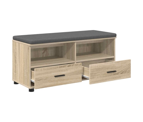 Zāles Sols Ar Spilvenu Sonoma Ozols 100 X 38 X 46 Cm Vidaxl