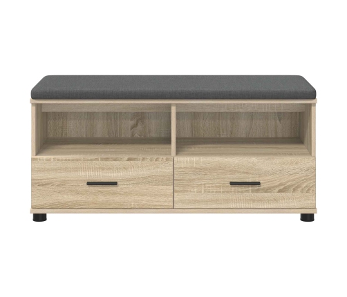 Zāles Sols Ar Spilvenu Sonoma Ozols 100 X 38 X 46 Cm Vidaxl