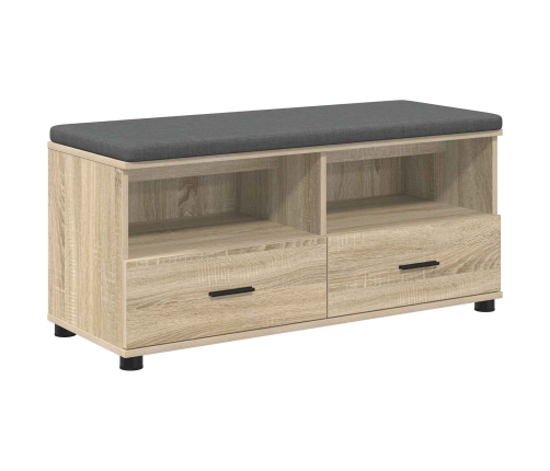 Zāles Sols Ar Spilvenu Sonoma Ozols 100 X 38 X 46 Cm Vidaxl