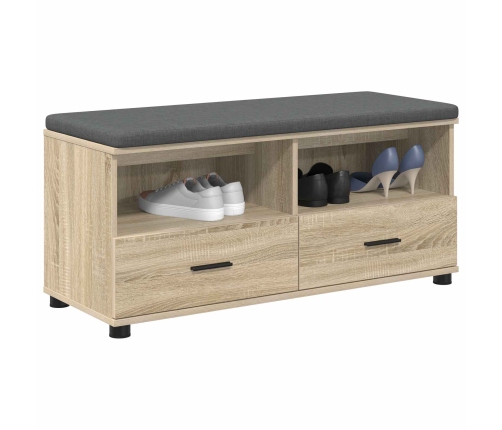 Zāles Sols Ar Spilvenu Sonoma Ozols 100 X 38 X 46 Cm Vidaxl