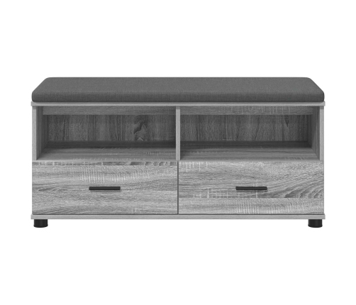 Zāles Sols Ar Spilvenu Pelēks Sonoma 100 X 38 X 46 Cm Vidaxl