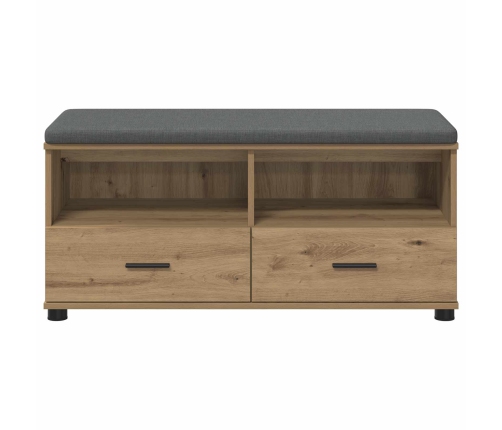 Zāles Sols Ar Spilvenu Artisānā Ozols 100 X 38 X 46 Cm Vidaxl