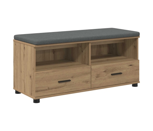 Zāles Sols Ar Spilvenu Artisānā Ozols 100 X 38 X 46 Cm Vidaxl