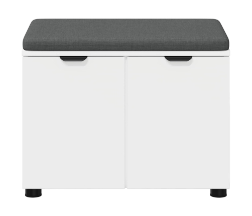 Zāles Sols Ar Spilvenu Ar Uzglabāšanu Balts 60 X 38 X 46 Cm Vidaxl