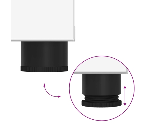 Zāles Sols Ar Spilvenu Ar Uzglabāšanu Balts 60 X 38 X 46 Cm Vidaxl