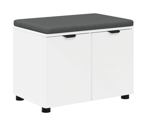 Zāles Sols Ar Spilvenu Ar Uzglabāšanu Balts 60 X 38 X 46 Cm Vidaxl