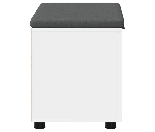 Zāles Sols Ar Spilvenu Ar Uzglabāšanu Balts 60 X 38 X 46 Cm Vidaxl