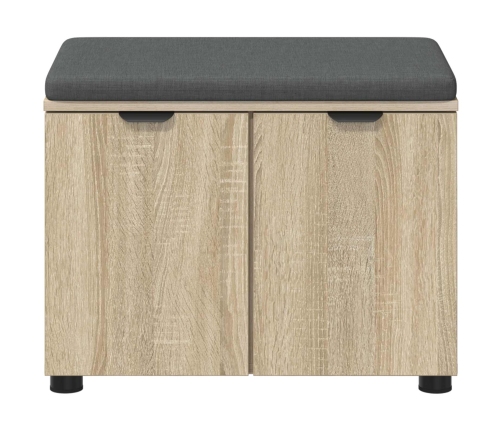 Zāles Sols Ar Spilvenu Ar Durvīm Sonoma Ozols 60 X 38 X 46 Cm Vidaxl