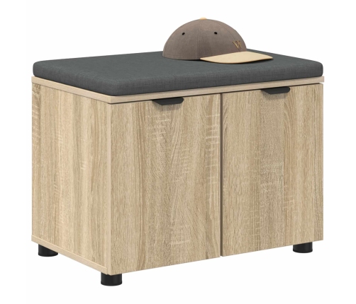 Zāles Sols Ar Spilvenu Ar Durvīm Sonoma Ozols 60 X 38 X 46 Cm Vidaxl