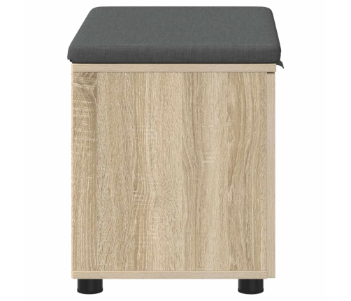 Zāles Sols Ar Spilvenu Ar Durvīm Sonoma Ozols 60 X 38 X 46 Cm Vidaxl