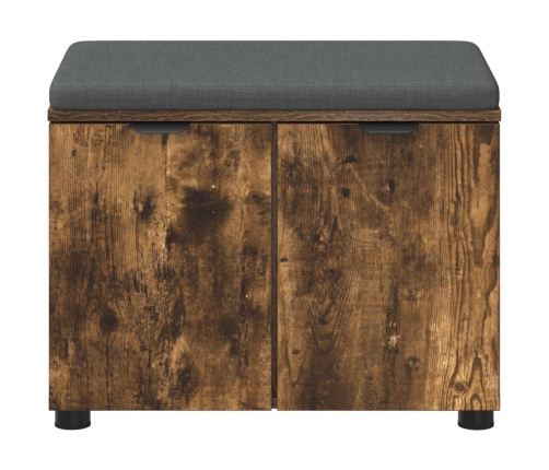 Zāles Sols Ar Spilvenu Ar Durvīm Dūmaka Ozols 60 X 38 X 46 Cm Vidaxl