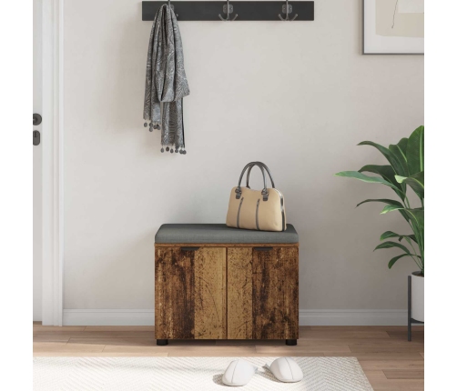 Zāles Sols Ar Spilvenu Ar Uzglabāšanu Vecs Koks 60 X 38 X 46 Cm Vidaxl