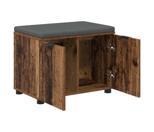 Zāles Sols Ar Spilvenu Ar Uzglabāšanu Vecs Koks 60 X 38 X 46 Cm Vidaxl