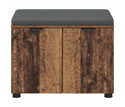 Zāles Sols Ar Spilvenu Ar Uzglabāšanu Vecs Koks 60 X 38 X 46 Cm Vidaxl