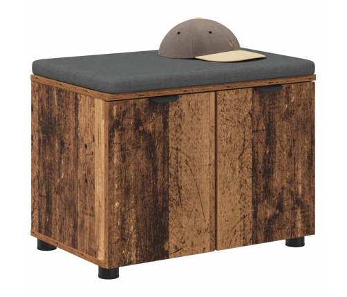 Zāles Sols Ar Spilvenu Ar Uzglabāšanu Vecs Koks 60 X 38 X 46 Cm Vidaxl