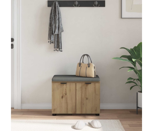 Zāles Sols Ar Spilvenu Ar Durvīm Artisānā Ozols 60 X 38 X 46 Cm Vidaxl