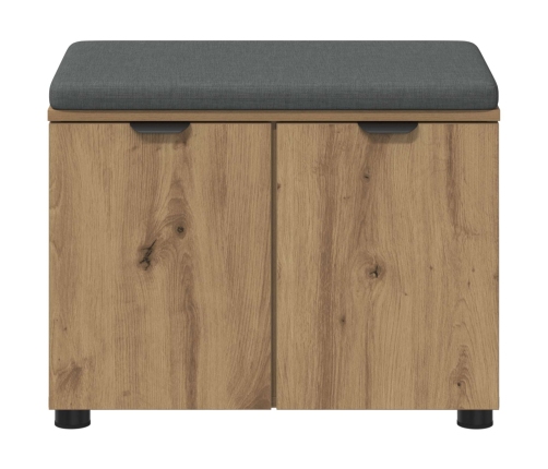 Zāles Sols Ar Spilvenu Ar Durvīm Artisānā Ozols 60 X 38 X 46 Cm Vidaxl