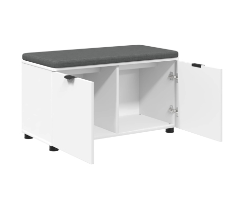 Zāles Sols Ar Spilvenu Ar Uzglabāšanu Balts 80 X 46 X 46 Cm Vidaxl