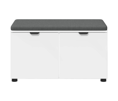 Zāles Sols Ar Spilvenu Ar Uzglabāšanu Balts 80 X 46 X 46 Cm Vidaxl