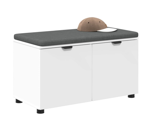 Zāles Sols Ar Spilvenu Ar Uzglabāšanu Balts 80 X 46 X 46 Cm Vidaxl