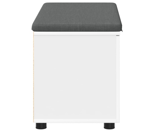 Zāles Sols Ar Spilvenu Ar Uzglabāšanu Balts 80 X 46 X 46 Cm Vidaxl