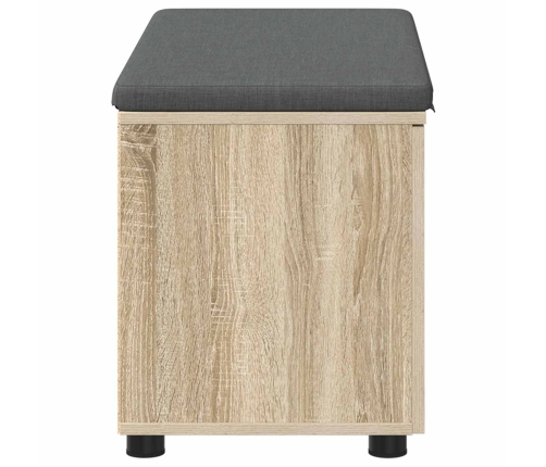 Zāles Sols Ar Spilvenu Ar Durvīm Sonoma Ozols 80 X 46 X 46 Cm Vidaxl