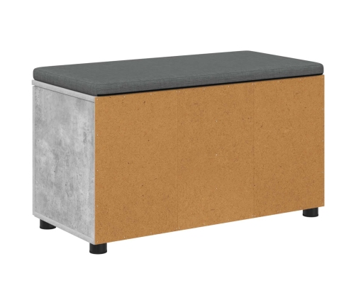 Zāles Sols Ar Spilvenu Ar Durvīm Betona Pelēks 80 X 46 X 46 Cm Vidaxl