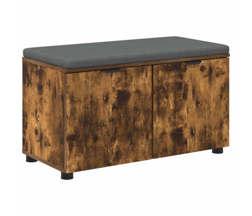 Zāles Sols Ar Spilvenu Ar Durvīm Dūmaka Ozols 80 X 46 X 46 Cm Vidaxl