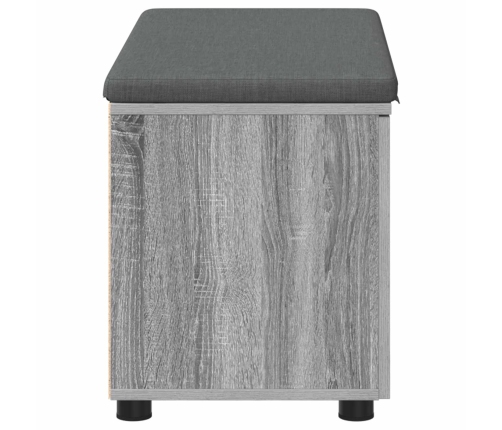 Zāles Sols Ar Spilvenu Ar Durvīm Pelēks Sonoma 80 X 46 X 46 Cm Vidaxl