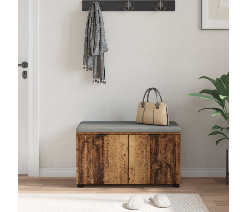 Zāles Sols Ar Spilvenu Ar Uzglabāšanu Vecs Koks 80 X 46 X 46 Cm Vidaxl