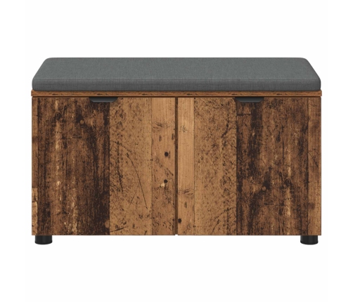 Zāles Sols Ar Spilvenu Ar Uzglabāšanu Vecs Koks 80 X 46 X 46 Cm Vidaxl