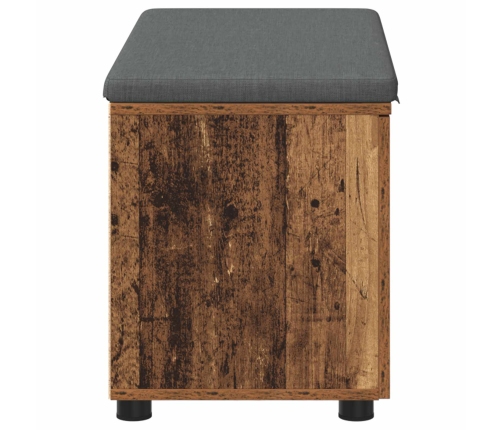 Zāles Sols Ar Spilvenu Ar Uzglabāšanu Vecs Koks 80 X 46 X 46 Cm Vidaxl