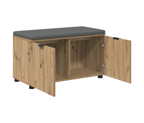 Zāles Sols Ar Spilvenu Ar Durvīm Artisānā Ozols 80 X 46 X 46 Cm Vidaxl