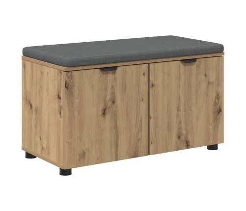 Zāles Sols Ar Spilvenu Ar Durvīm Artisānā Ozols 80 X 46 X 46 Cm Vidaxl