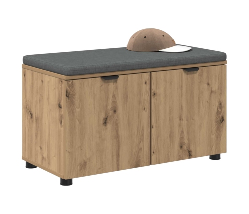 Zāles Sols Ar Spilvenu Ar Durvīm Artisānā Ozols 80 X 46 X 46 Cm Vidaxl