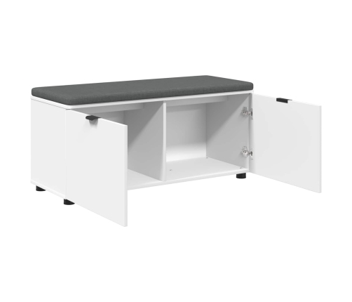 Zāles Sols Ar Spilvenu Ar Uzglabāšanu Balts 100 X 38 X 46 Cm Vidaxl